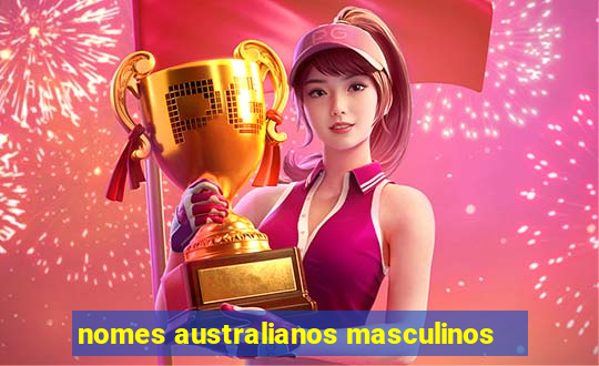 nomes australianos masculinos